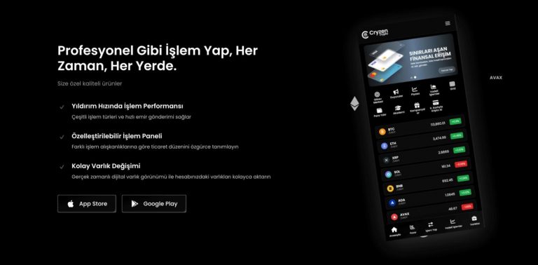 Cryzen kripto Türkiye pazarında yükselen yeni nesil kripto platformu